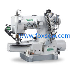 China Direct Drive Cylinder Bed Interlock Sewing Machine with Top and Bottom Thread Trimmer supplier
