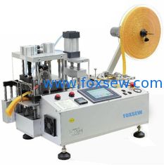 China Automatic Webbing Cutting Machine with Hole Punching and Stacker FX-150LR supplier