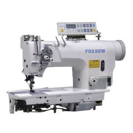 Computer-controlled Direct Drive Fixed Needle Bar Double Needle Lockstitch Sewing Machine